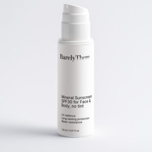 Mineral Sunscreen SPF30 for Face & Body, no tint