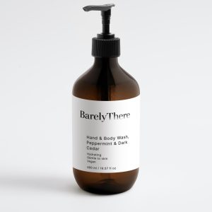 Hand & Body Wash, Peppermint & Dark Cedar